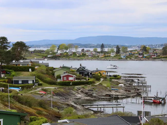 view point - two islands small marina