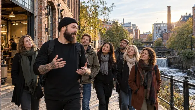langs bryggeriene i Oslo